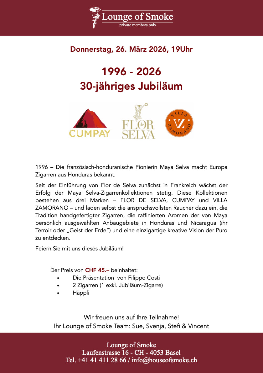 26.03.2026 - Flor de Selva - 30-jähriges Jubiläum