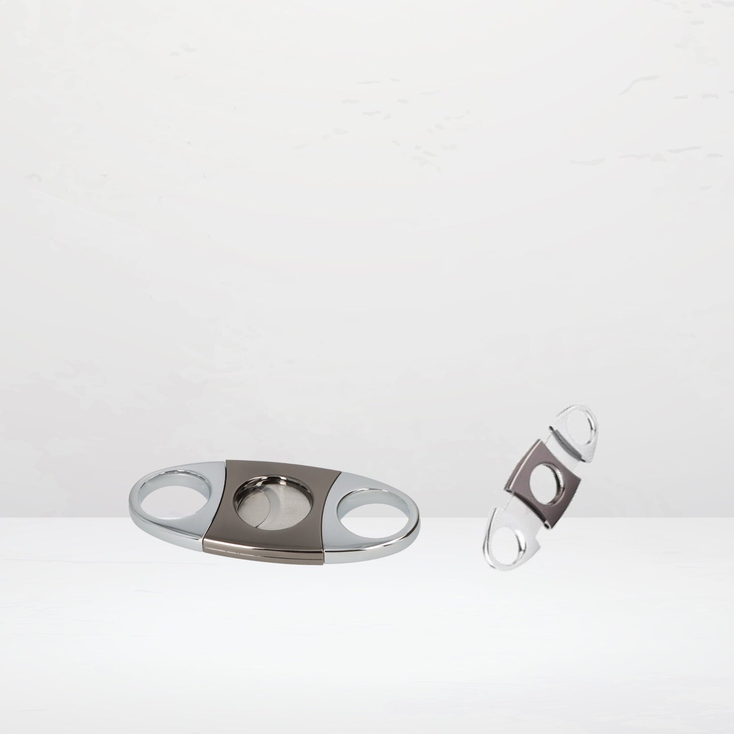 Angelo Abschneider Metall Chrom/ Anthrazit  Ring 58