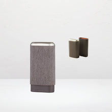 Angelo Zigarrenetui, Leder, 3er, Ø25mm grau