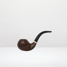 L'Anatra Freehand Bent Dark Brown 9mm