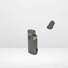 Ronson  Cyclon 3  Jetflame + Bohrer Gunmetal