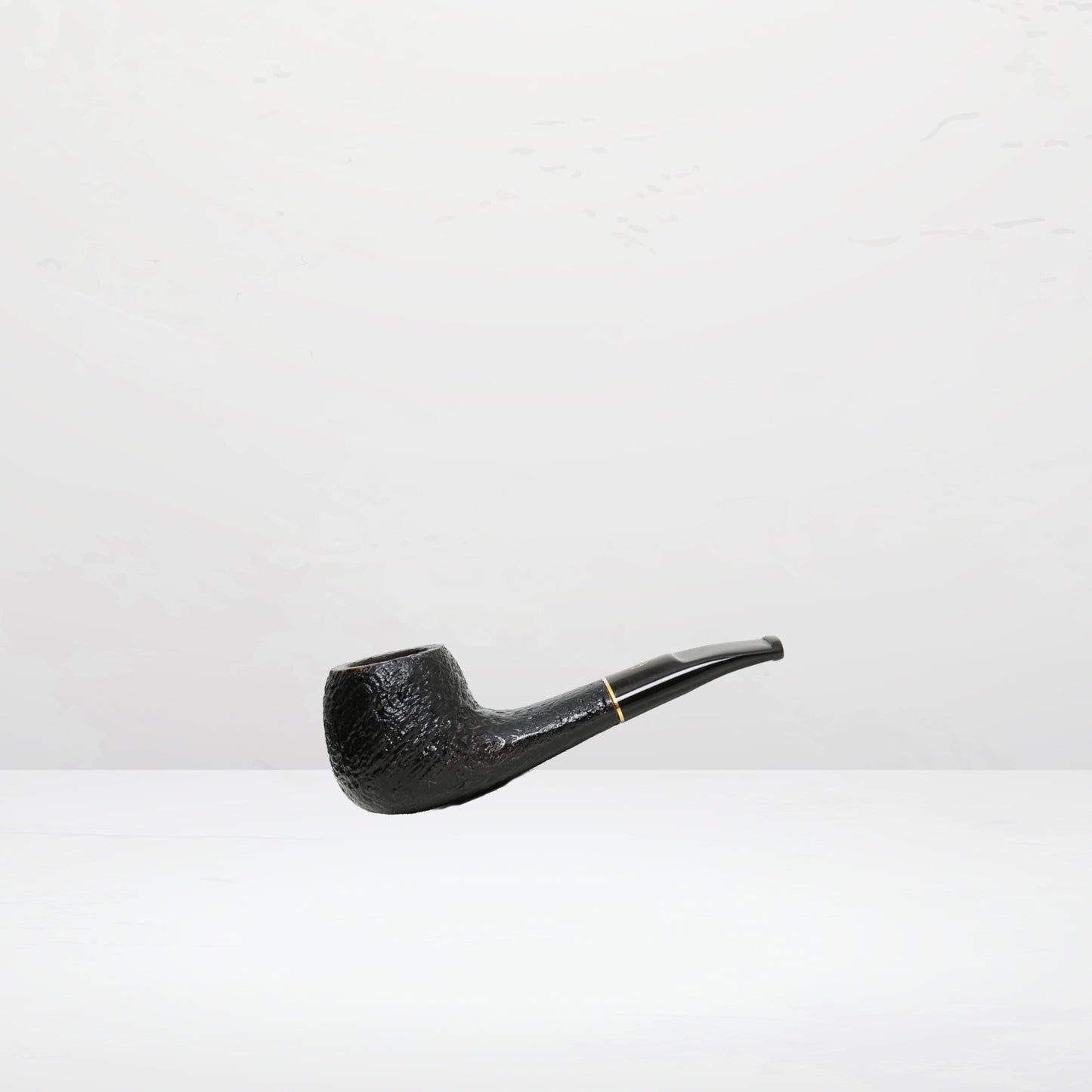 Savinelli Lollo Sabbiata Schwarz Half Bent Apple 6mm
