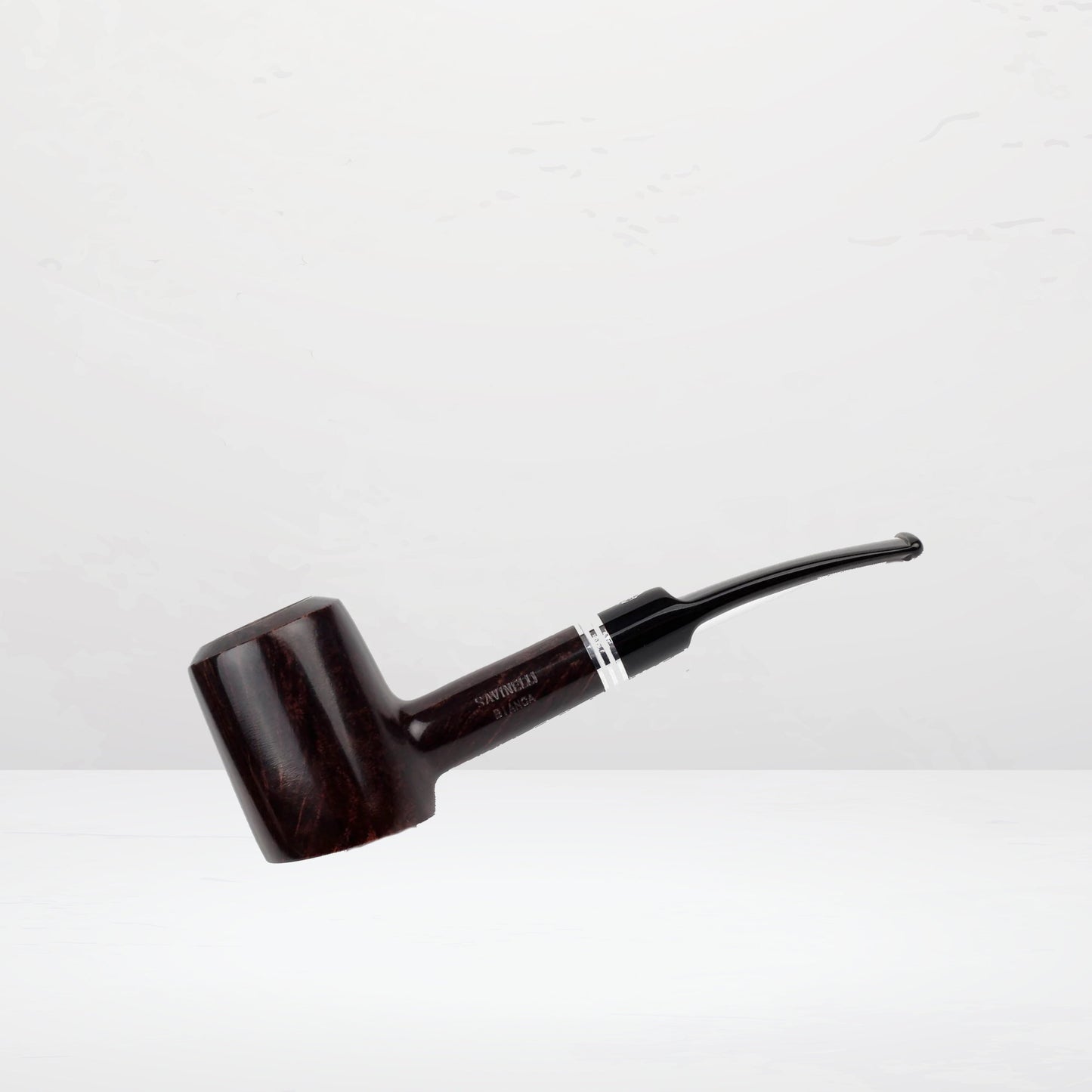 Savinelli Bianca Smooth Poker Half Bent 310KS 9mm