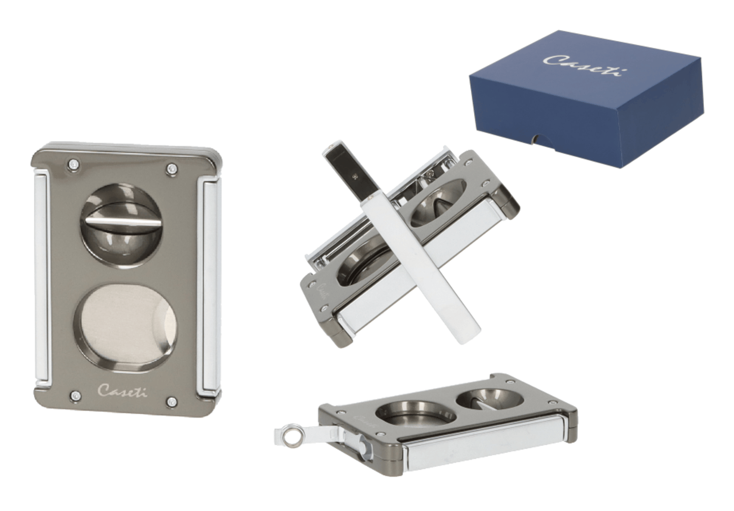 Caseti Zigarrenschneider 3 in 1 anthrazit