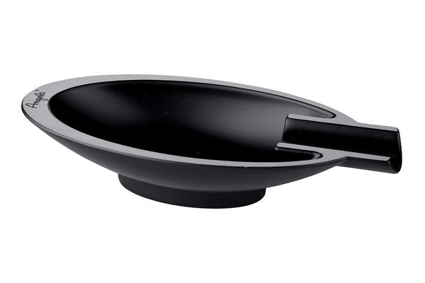Angelo Zigarrenascher Metall  schwarz matt oval