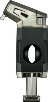 Passatore Jet Zigarrenfeuerzeug mit V Schnitt 22mm