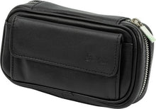 Passatore Pfeifentasche Leder schwarz
