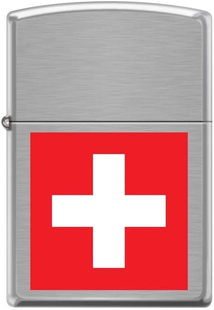 Zippo Swiss 3 chrom brushed