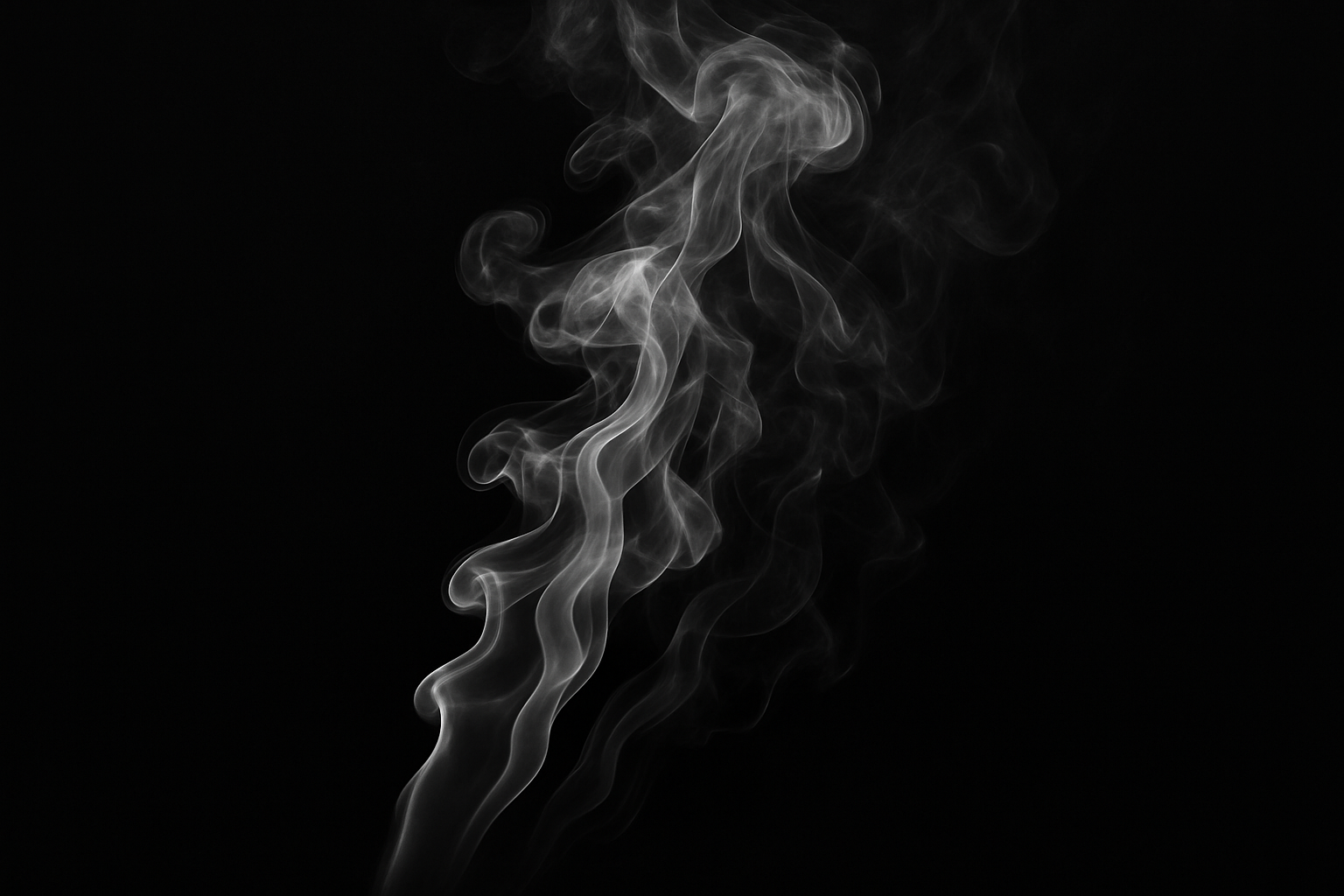 Zigarren Rauch dunkler hintergrund und der rauch wualm ersichtlich